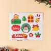 2024 Christmas Cake & Dessert Decoration Stickers - Merry Christmas Theme.