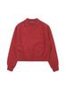 Korean Badblood BCAC Series Women's Red Polo Collar Sweater - Casual Loose Knitwear