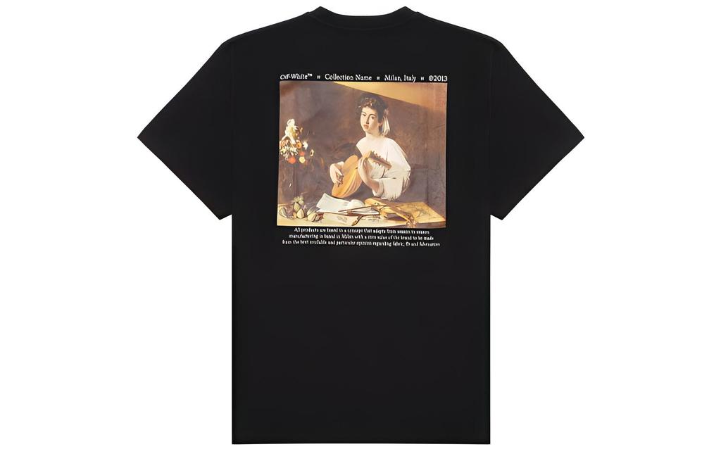 OFF WHITE Caravaggio Lute S/S Over T Shirt OMAA038F21JER0061084