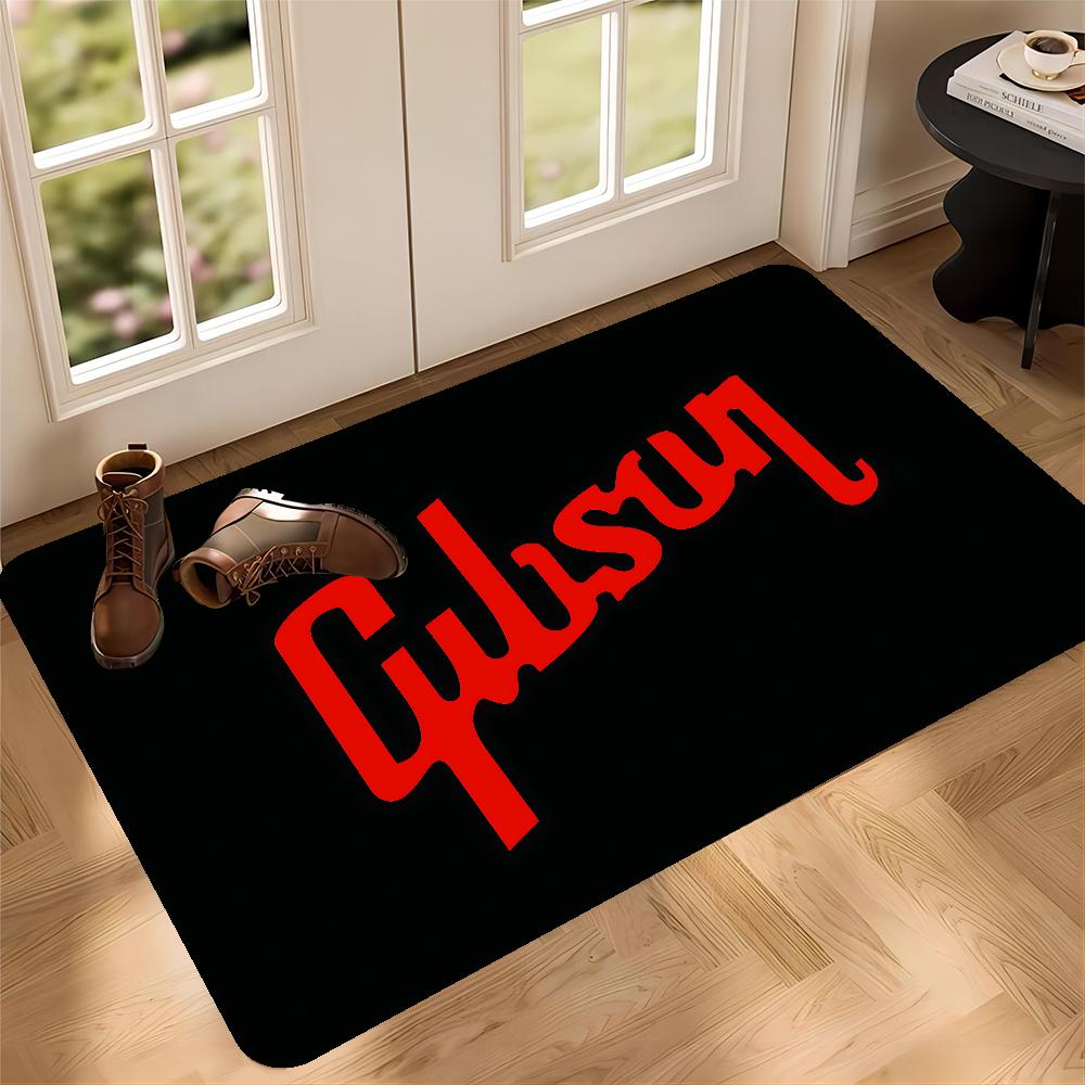 G-Gibson Music Door Mat Non-Slip Laundry Room Mat Laundry Decor Balcony Child Living Room Welcome Doormat
