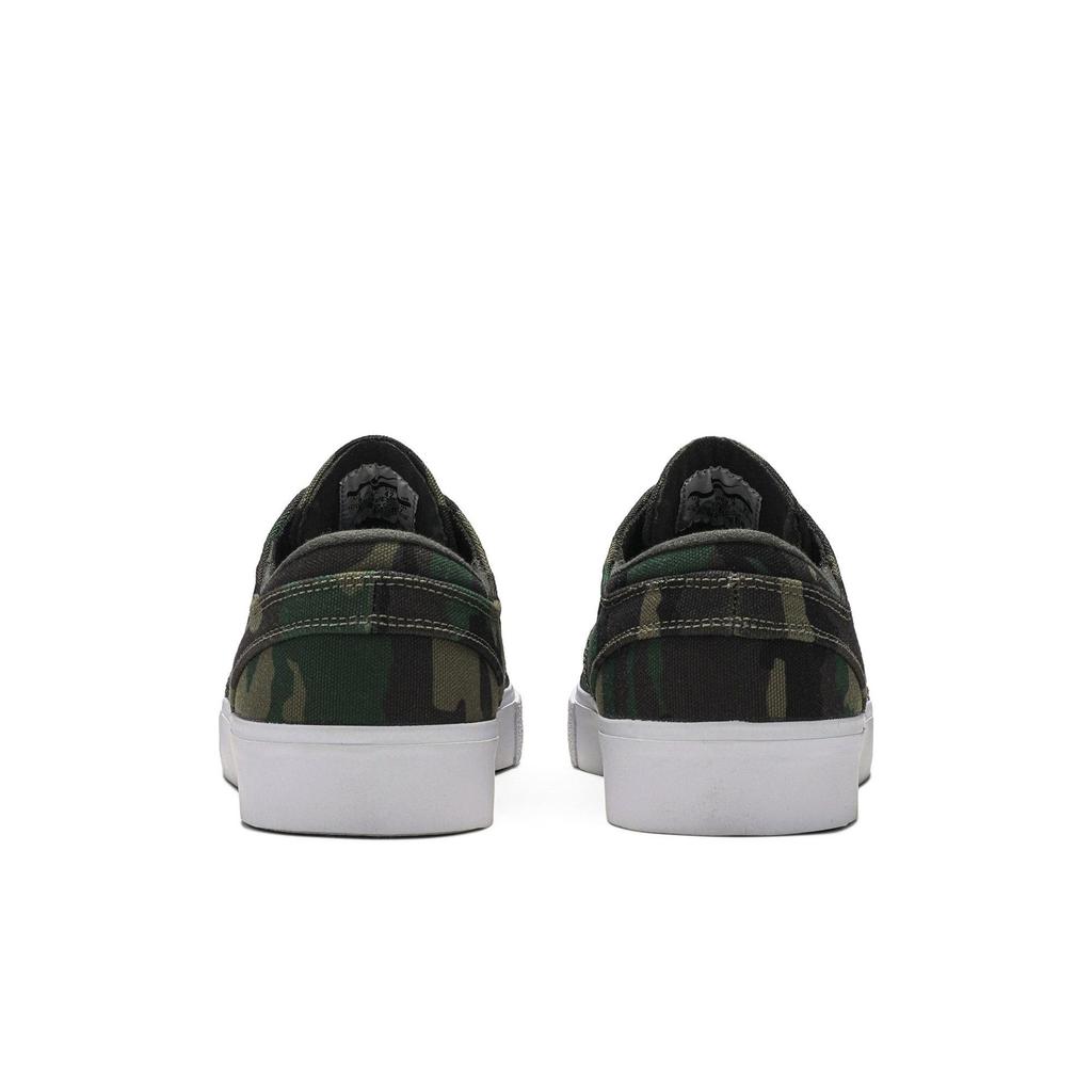 Nike Zoom Janoski Canvas Premium SB 'Camo' (Unisex) Iguana / Black / Sequoia / Gum Light Brown Skateboard Shoes AQ7878 201