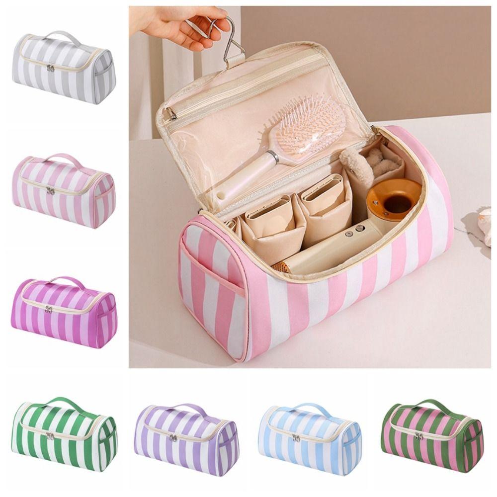 Portable Travel Storage Case Large Capacity Cosmetic Organizer Hair Tool Organizer Travel Use