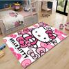 Hello Kitty kawaii Cartoon Anime Carpet for Living Room Bedroom Rug Kitchen Door Kids Un-slip Floor Mat Alfombra Birthday gift