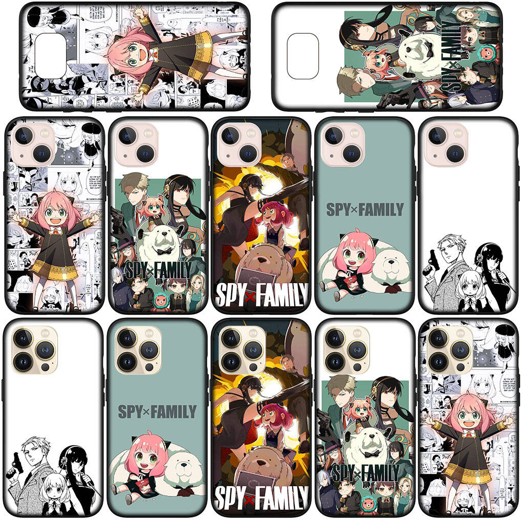 Phone Case for iPhone 17 16 15 Xiaomi Poco F8 F7 X7 X6 M8 C85 C75 C71 Redmi Note 14 13 12 11 Pro Max A3 A4 14C 13C 15C Spy X Family Anya Forger Cover