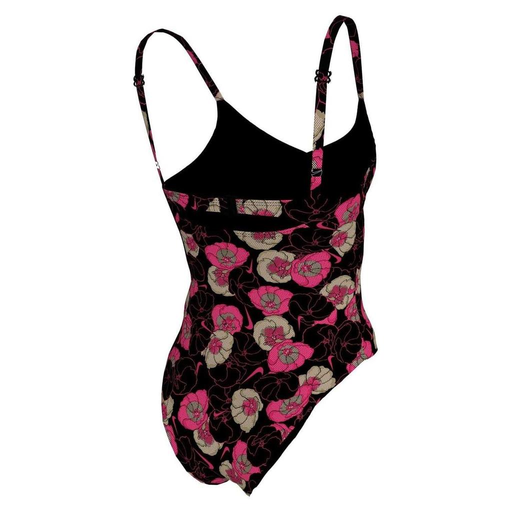 Nike Womens/Ladies Floral Pattern One Piece Swimsuit