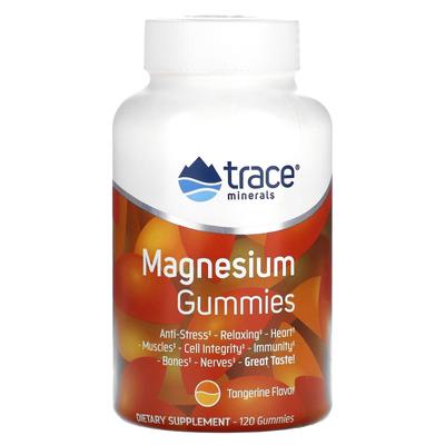 Trace, Magnesium Gummies, Tangerine, Gummies 120 Pieces