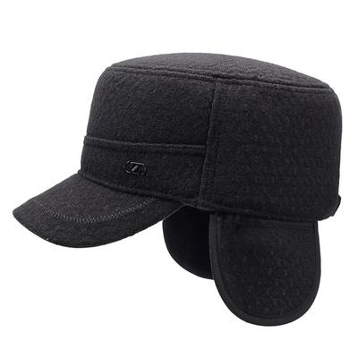 Hut für Mittelalte und Ältere Herren Dad-Hut Warmer Ohrenschutz Schirmmütze für alte Männer Flattop-Hut für ältere Großväter