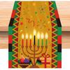 Kwanzaa Table Runner for Kinara Celebration, N N Heritage Table Decor ,Holiday Dining Room & Kitchen Kwanzaa Decorations (13.7x70.8 Inches) Kwanzaa