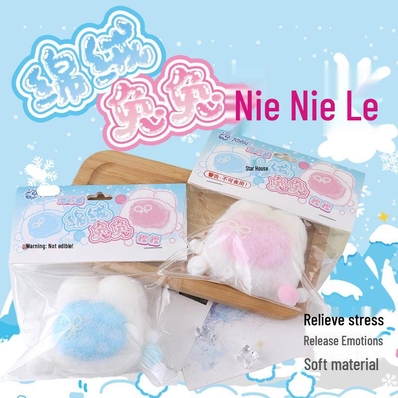 

Children s Cotton Velvet Rabbit Stress Ball - Slow Rebound Toy for Creative Play