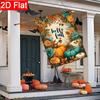 2D Flat, 2D Flat-Thanksgiving Autumn Pumpkin Happy Autumn Garden Flag 2-28X40 Inch Outdoor Garden Flag Double-Sided Home Decoration Courtyard Decorati