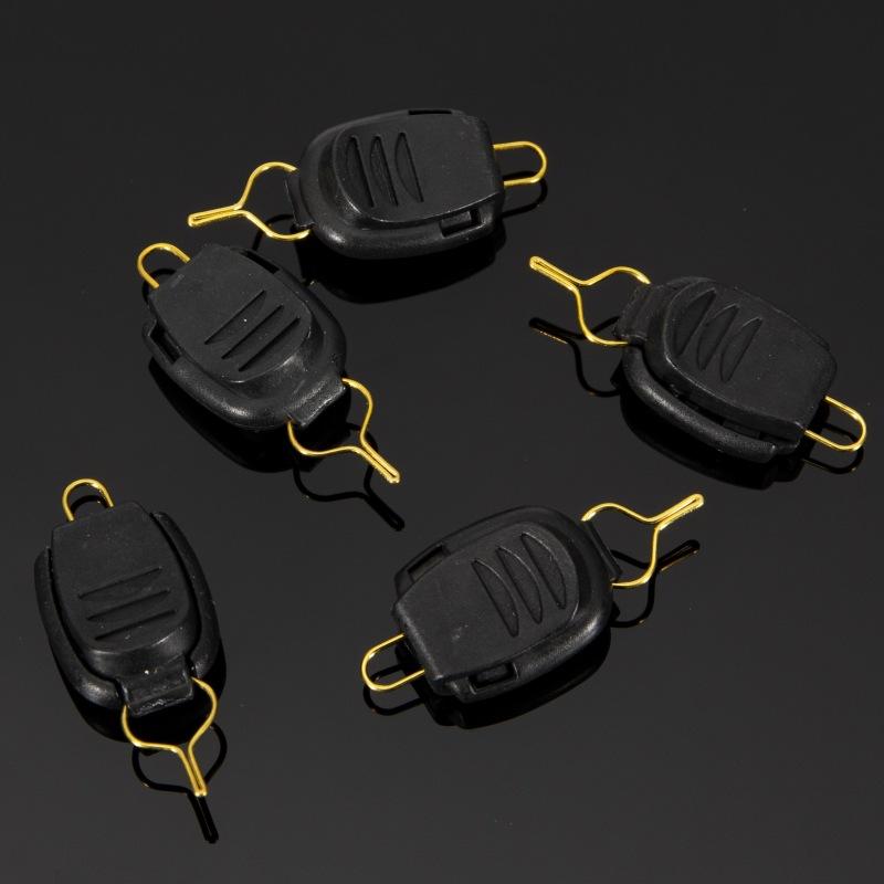 

5 шт./компл. Luya Water Drop Wheel Пластиковая карта Устройство для лески Рыболовная катушка Противовзрывной стопор лески Устройство для ловли рыболовной проволоки Spot чёрный