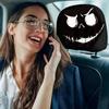 Halloween Ghostly Design Car Headrest Covers Soft Fabric Protectors For Car Interior Accessories Machine Washable 1 Pair