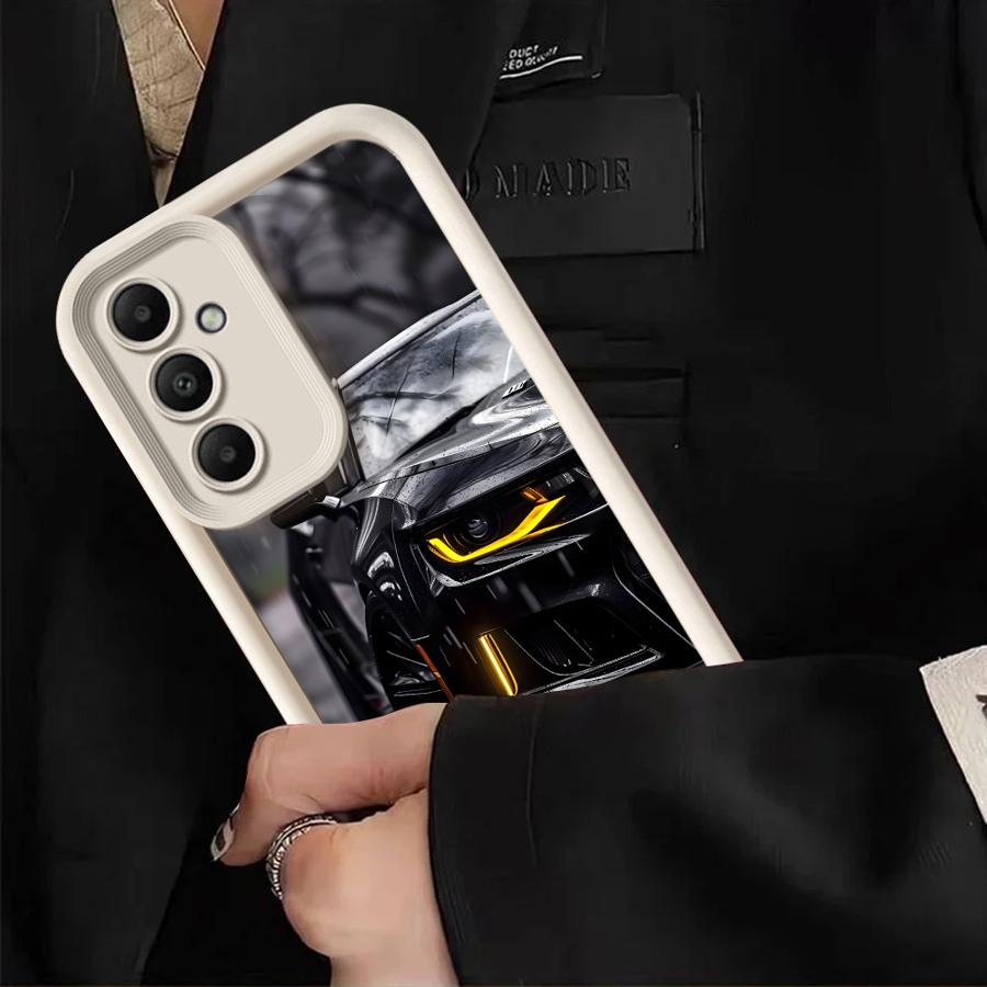 Luxury Stylish Supercar Phone Cover Case for Samsung Galaxy A16 A26 A32 A23 A56 A51 A73 A12 A13 A35 A36 A15 A71 A72 A34 A53 A54