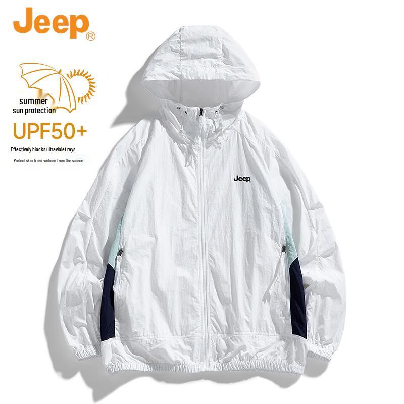 

Jeep Мужская куртка с капюшоном из ледяного шелка с защитой от УФ-излучения 5XL