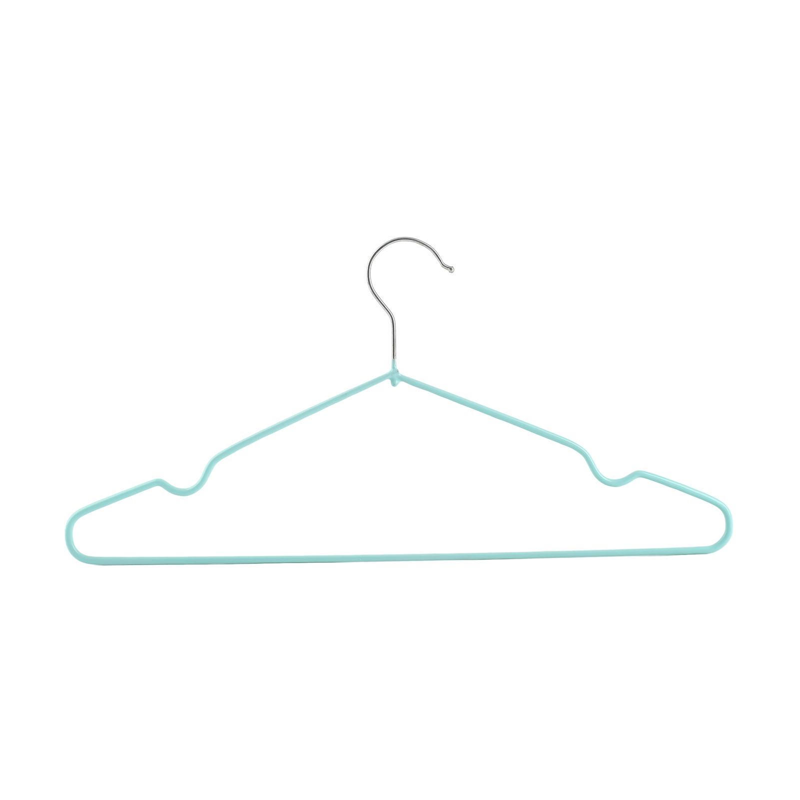 

Anti Slip Clothes Hanger Stainless Steel Plastic Space Saving Adult Coat Shirt Hanger for Home Use Anti Slip Clothes Hangers зелений