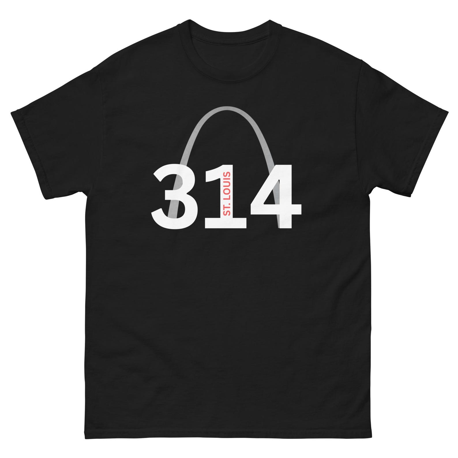 St. Louis Spirit: Unique 314 Vibes Unisex T-Shirt to Showcase Your Love for the City! (White) L