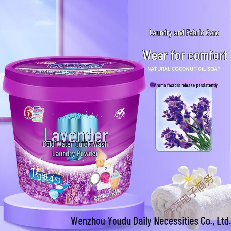 Scented Laundry Detergent - Large Bucket, Long-lasting Fragrance, Effective Stain Removal