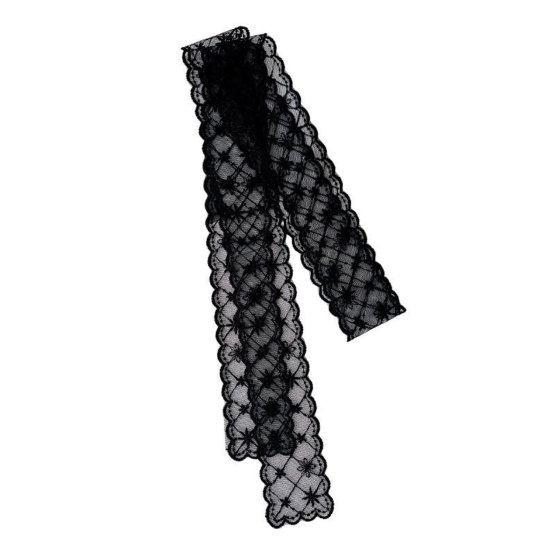 Women Korean Style Long Lace Scarf Multifunctional Decorative Waist Belt Hair Band