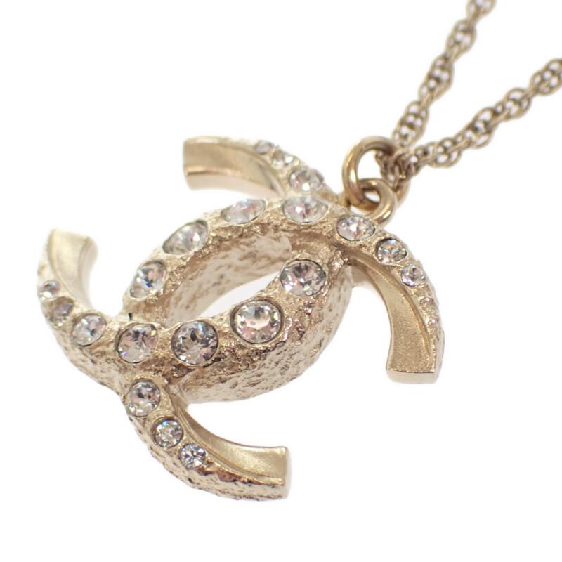 Chanel A99269 Necklace Gold Metal/crystal Mens