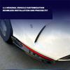 Car For Mercedes Benz C-Class W205 Coupe C205 2015- Rear Bumper Canard Lip Splitter Side Vent tallation Kit