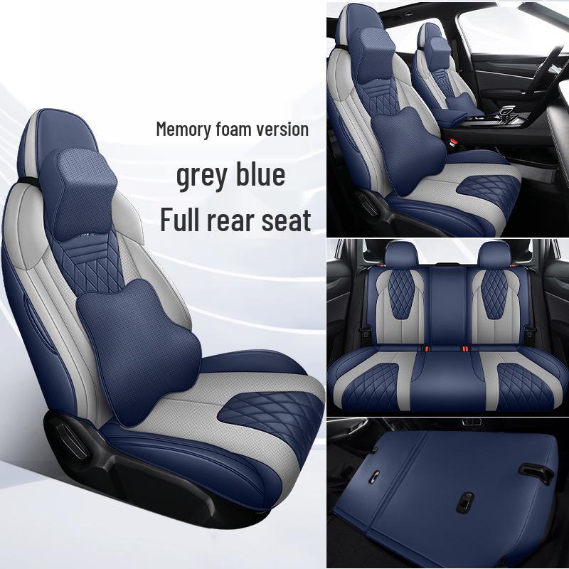 Boyue COOL All-Season Full Leather Car Seat Cover for Five-Seater Models