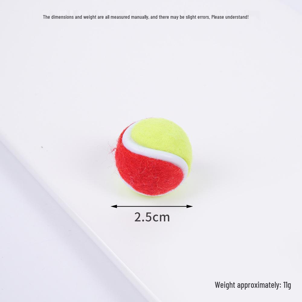 2cm Mini Tennis Ball Toy Keyring Backpack Pendant & Earrings Souvenir