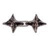 Four-Pointed Star Adjustable Cinch Buckle for Jeans - No-Punch Waist Reduction Button