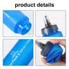 TPU Soft Flask Collapsible Sports Water Bottle Outdoor Foldable Water Bladder Running Cycling