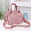 Multiple Compartments Women's Small Handbag Solid Color Handbag Large Capacity Shoulder Bags Crossbody Bag