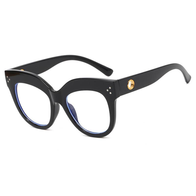 Vintage Cat Eye Glasses Nail Frame With Hollow Women Street Style Glasses Short Sight Eyewear 0 -0.5 -1 -1.25 -1.5 -2.0 To -6