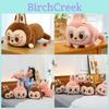Plush Labubu Pillow With Soft Short Plush For Bed Couch Lounge