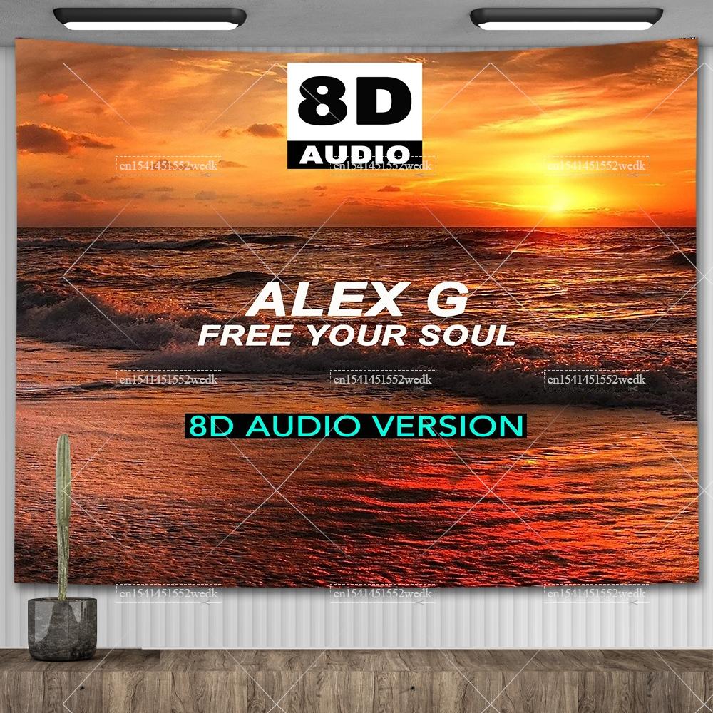 Alex G Trick Album Cover Tapestry Wall Art Posters Aesthetic Bedroom Decorative Print Tapestrys Macrame Farbic Tapestry For Room