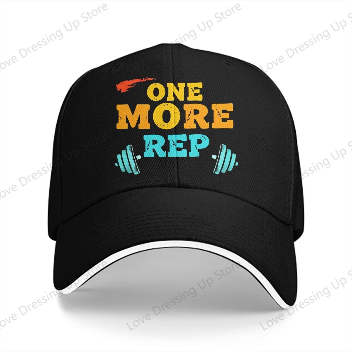 One More Rep Unisex Women Baseball Caps Dads HatGolf Hats One Size