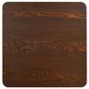 VidaXL Bistro Table Dark Brown 50x50 Cm MDF