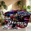 Custom Name Personalized Superhero Print Blanket, Home Decor, Bedroom, Sofa, Camping, Couch, Gifts for Birthday Christmas