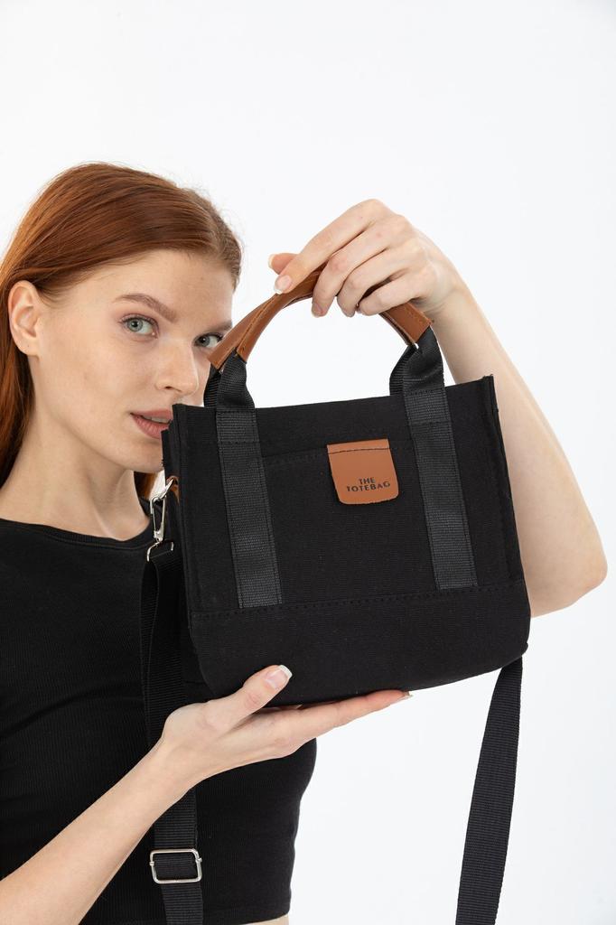 Dámská stylová a užitečná taška přes rameno Dámská krémová plátěná kabelka Crossbody Mini Tote Taška přes rameno