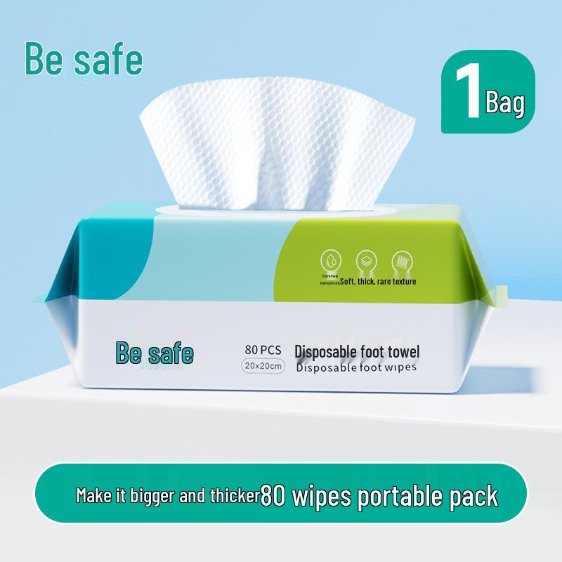 Thickened Disposable Foot Wipes - Enlarged Lazy Foot Cleaning Cloth