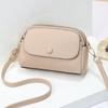 Bag 2026 New Women's Bag Simple Multi-layer Pocket Mobile Phone Bag Buttons Messenger Bag Small