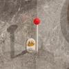4Pcs Self Adhesive Wall Hooks Strong Load-bearing Creative Shape Easy to Install Punch Free Wall Mounted Clothes Key Towel Hangers