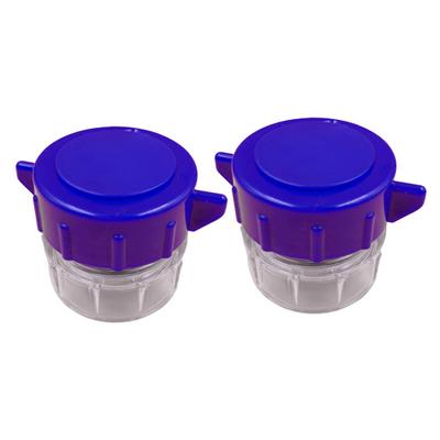 2Pcs Pill Grinder Compact Portable Pill Crusher with Built-in Pill Storage Compartment for Home Outdoor Travel