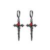 Cross Earrings, Sweet and Cool Premium Earrings, Niche Dark New Earrings.