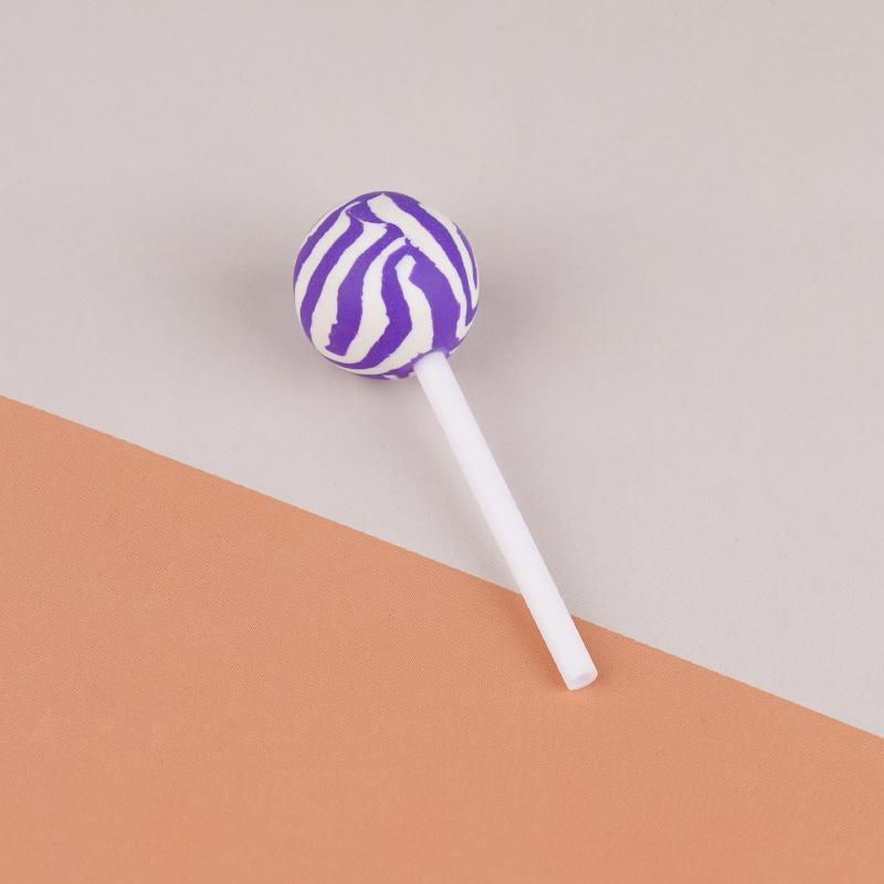 Soft Pottery Rainbow Lollipop Cream Glue Mobile Phone Case Accessories Jewelry Handicraft Accessories Children'S Play House Toys