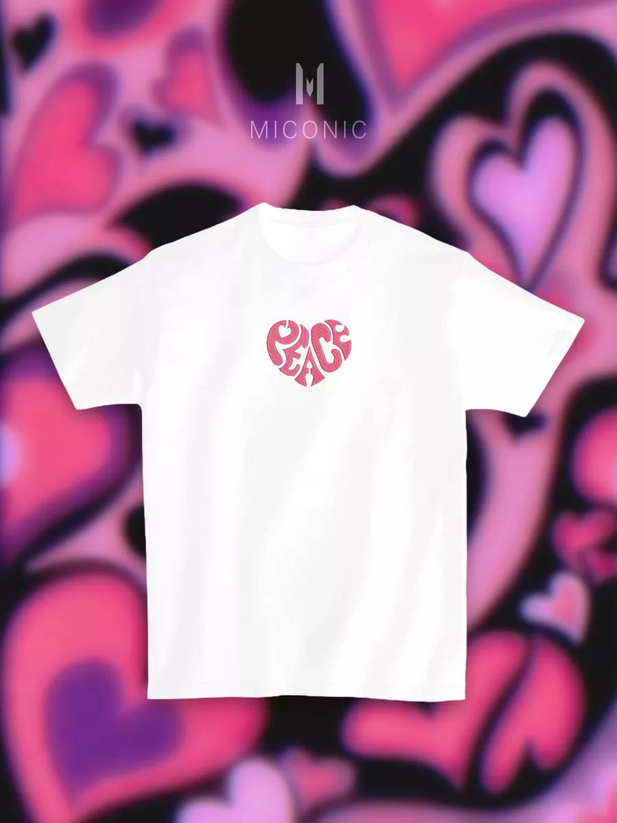 

Y2K grunge print T-shirt L