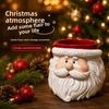 Weihnachtsmann Harz Dekoration Aufbewahrungsornament Für Feiertagstischplatte Und Geschenkauslagen