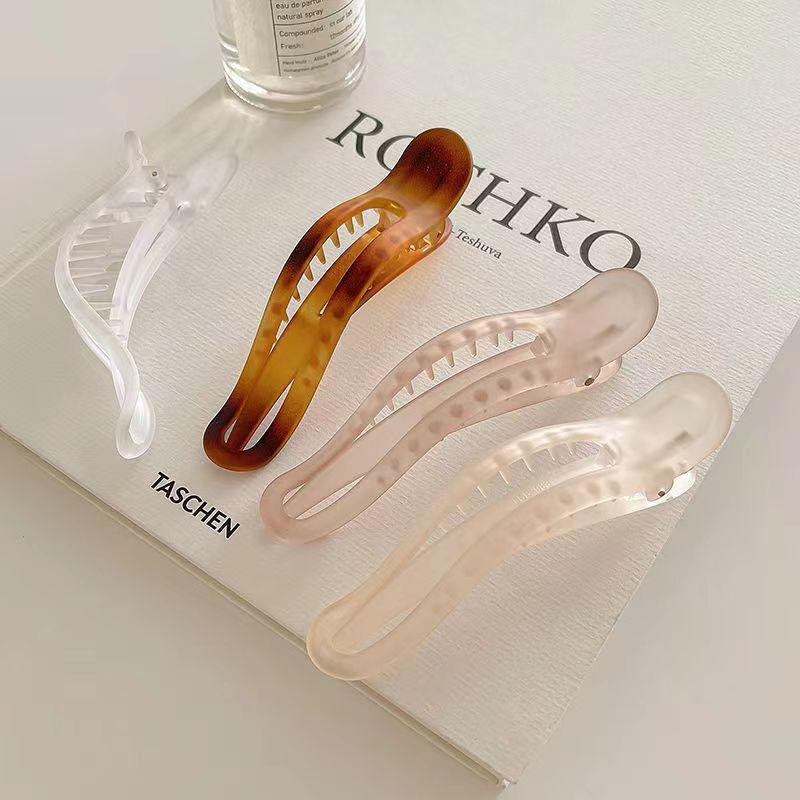 Matte duckbill clip, large hair clip for women, large hair clip at the back of the head, broken hair clip, grab hair clip, large