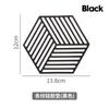 4/6Pc Silicone Trivet Mat And Hot Pads Hexagon Heat Resistant Multifuntion Kitchen Tool Counter Mat Silicone Placemat Pot Holder
