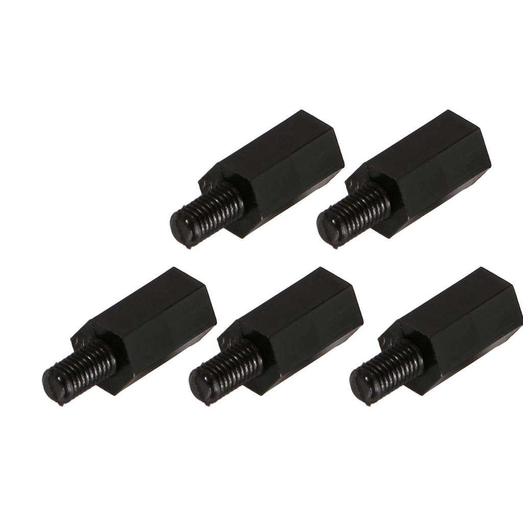100 stücke M2 M3 M4 Kunststoff Nylon Hex männlich Weiblich Weiblich Spacer Runde Kopf Schraube Mutter