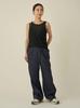 Emi Linen Blend Wrap Wide NVY Women's Pants, 13WFP252009,