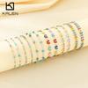 2mm Stainless Steel Bead Resin Chain Multi Color Multi Size Trend Bracelet Elegant Bohemia Jewelry Women's Drip Butterfly Ankle