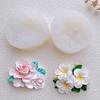 Gardenia and Egg Flower Silicone Mold DIY Chocolate Cake Decoration Flower Pastry Baking Mold Soap Gypsum Crafts Cement Mould